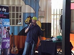 Iain-Guest Speaker on Breaking Stigma's of Mental Health @ Informal Settlement Workshop
